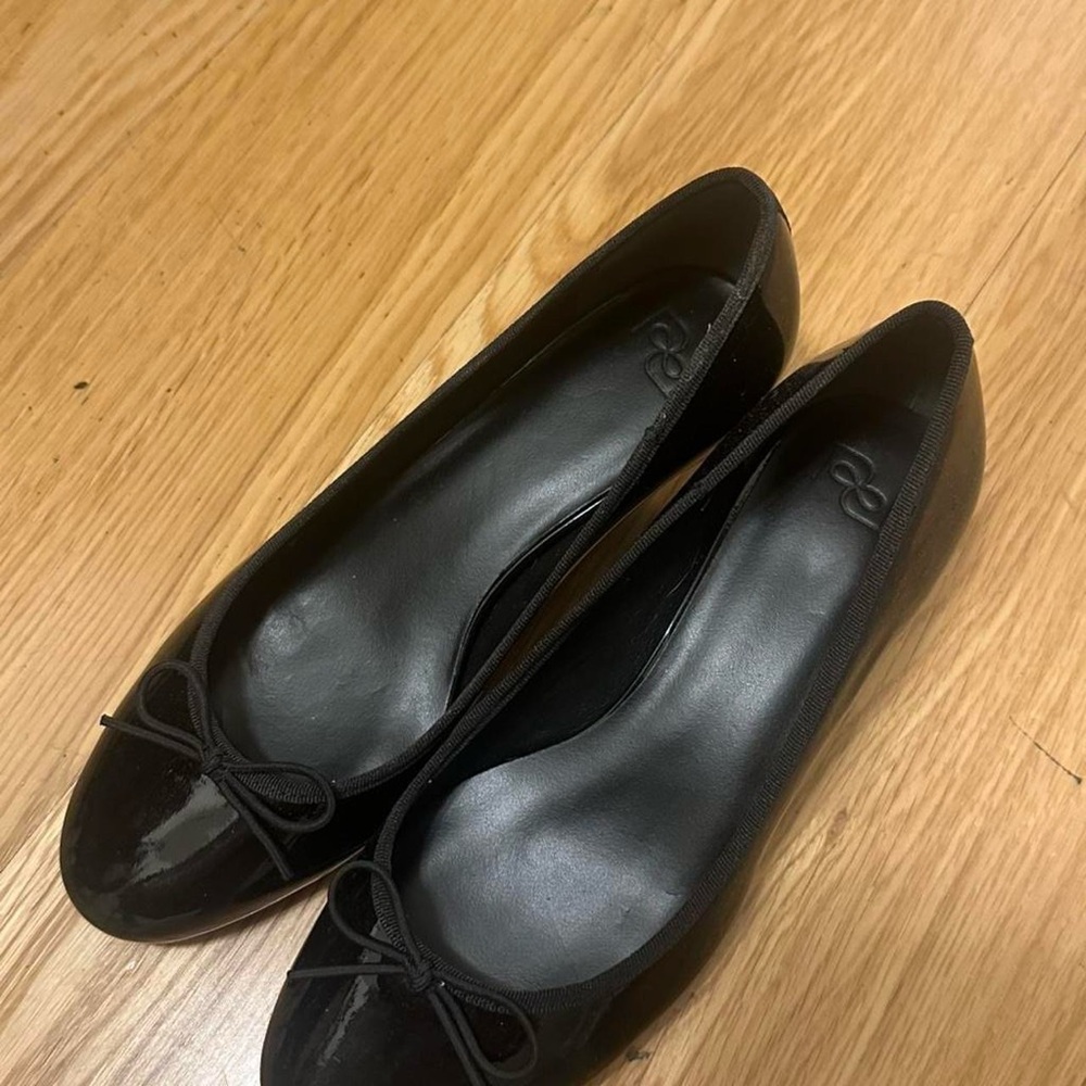 Reformation Black Ballet Flats
